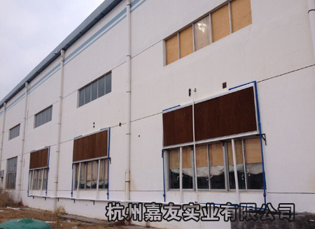 车间安装湿帘图片