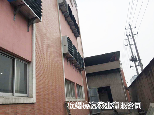 车间安装负压风机通风降温