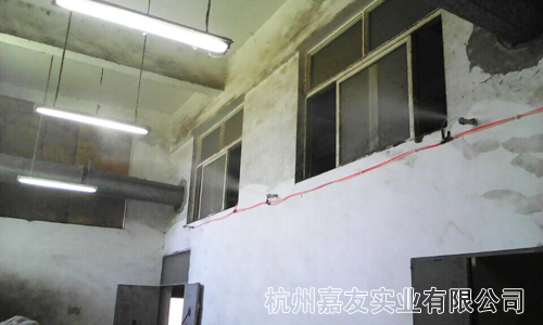 纺织车间安装气水加湿器案例