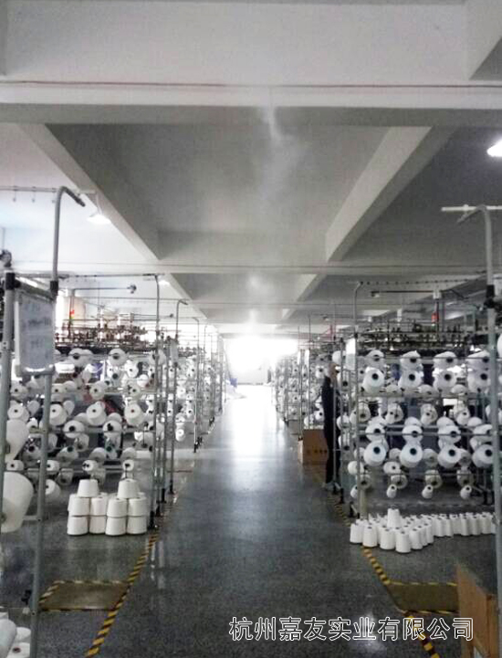 高压微雾加湿器安装案例